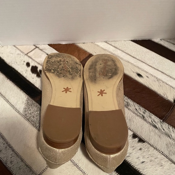 Splendid gold suede leather loafers - Picture 4 of 5